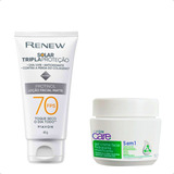 Kit Avon Para Praia - Protetor Facial 70 + Hidratante Facial