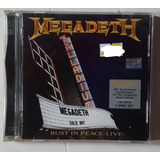 Megadeth - Rust In Peace Live - Cd Doble