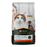 Pro Plan Liveclear Para Gatos Sabor Salmon 3.18 Kg