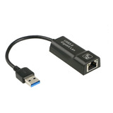 Adaptador Usb 3.0 Red Ethernet Rj45 Gigabit  10/100/1000