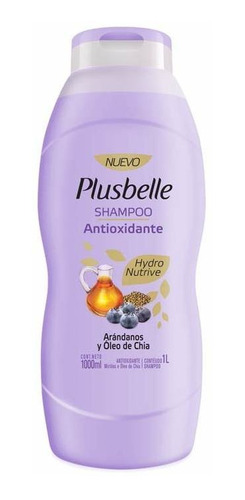 Pack X 3 Unid Shampoo  Antioxida 1 Lt Plusbelle Shamp-cr-ac