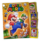 Álbum De Figuritas Super Mario Completo A Pegar 