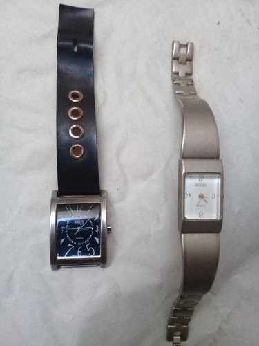 Reloj Gucci Quartz Dama Funcionando Y Emit Watch De Regalo