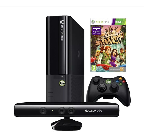 Microsoft Xbox 360 + Kinect É 4gb Standard  + Extras