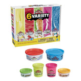 Play-doh Foam Kit De 6 Latas De Variedades De Texturas