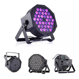 Foco Led Uv Negro 36 Luces Dmx Para Fiestas Fluorescentes