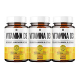 Kit 3x Vitamina D 2.000ui - Iridium Elements - 10 Meses Sabor Sem Sabor