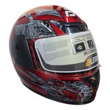 Casco Integral Básico Rojo Metálico Xl (extra Grande)