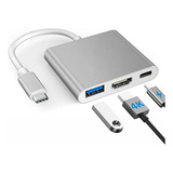 Adaptador Usb C A Hdmi 4k Compatible Con Macbook, iPad Pro, 