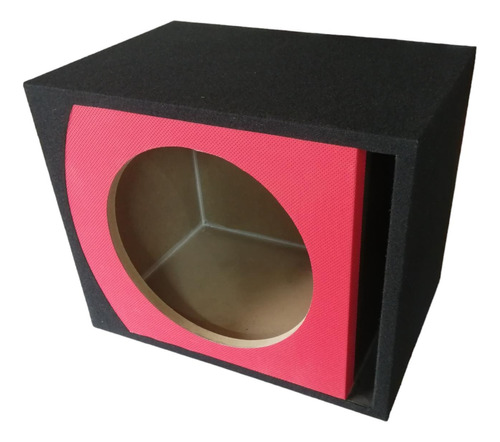 Cajón Bafle Para Woofer Bocina 12  Mdf Color Rojo