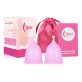 Copas Menstruales Certificadas Reutilizables Blandas 2 Pzs 