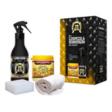 Kit Limpa Couro + Cera Abelha Hidratante De Couro Jr 170g  