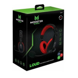 Audífonos Gamer Monster Loud Ps4/switch/xbox/pc G550 3,5mm