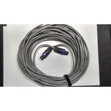 Cable Bafle Audio 2 X 2,5 Mm Conectores Speakon L. 20 Mts.