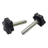 2 Pack Perilla Niveladora Con Tornillo M8x40 Plástica