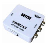 Mini Adaptador Conversor De Hdmi Para Video Composto Rca 2av