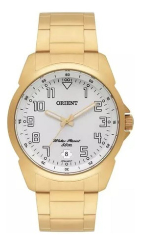 Relógio Orient Mgss1103a Dourdao Analógico