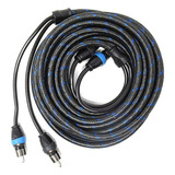 Sky High Car Audio Cables Rca De 2 Canales De 3 Pies Con Rev