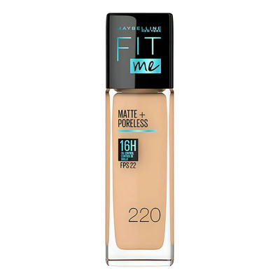 Base De Maquillaje Fit Me Matte + Poreless 30ml 220 Maybelline | Envío gratis