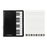 S Cuaderno Con Diseño De Piano B6, 17.5x13 Cm, Pack De 4