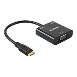 Anbear Mini Hdmi A Vga (macho A Hembra) 1080p Video Conver