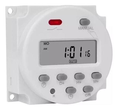 Timer Relé Temp Programável 16 Prog X 7 Dias 220v 12v 110v