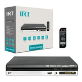 Reproductor Dvd Irt/ Karaoke/ Usb/ Cd/ Rca/ Control.