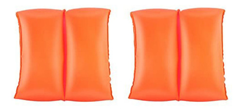 Bracitos Inflables De Colores 20 X 20 Cm. Naranja