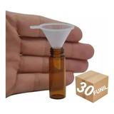 30 Peças Mini Funil Plástico Para Perfumes Aromaterapia 