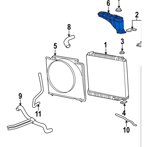 Envase Agua Ford F350 Tritn Original  Foto 2