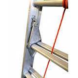 Escalera Extensible 20 (10+10) Escalones - Aluminio Liviana