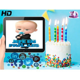 Vídeo Invitación Cumpleaños Jefe En Pañales Efectos 3d Hd