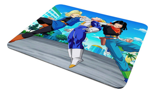 Mouse Pad Dragon Ball Androides 18 Y 17 Md #84