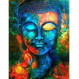 Diamond Painting Buda Multicolor 30x40cm Envio Inmediato