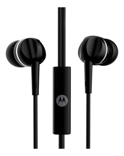 Auriculares Motorola Inear Earbuds Pace 105 Color Negro