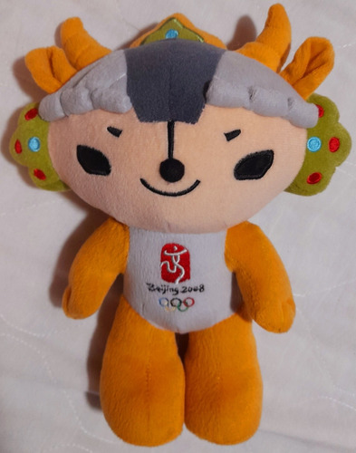Mascota De Peluche Juegos Olímpicos Beijing 2008 25cm Alto