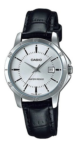 Reloj Casio Mujer  Malla Cuero Ltp-v004l Garantía Extendida