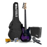 Paquete Bajo Electrico Jethro Series By Steelpro 505-sk