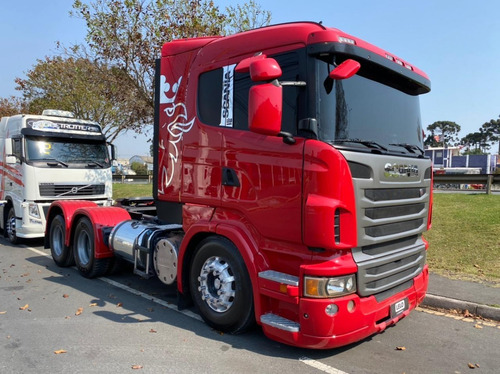 SCANIA R 440 6X2 TRUCADO AUTOMÁTICO E AR CONDICIONADO 