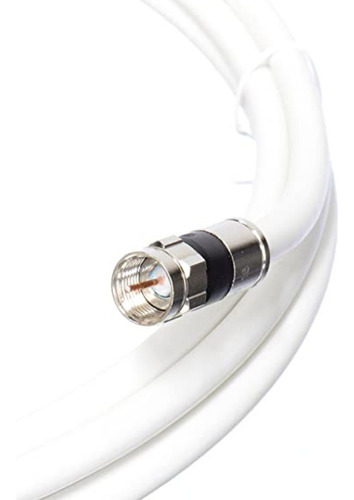 Cabo Tv Coaxial 50 Metros Antena Com Conector Montado Rg59