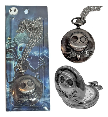 Extraño Mundo De Jack Skelligton Reloj De Bolsillo