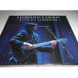 2 Cds Leonard Cohen Live In London Nuevo Europeo 34c