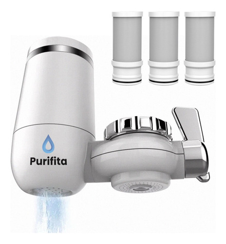 Purificador De Agua Para Llave Grifo Purifita +filtros Extra