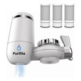 Purificador De Agua Para Llave Grifo Purifita +filtros Extra