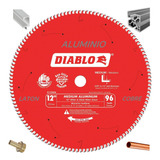 Disco Diablo 12 PuLG P/ Aluminio D1296n 96t Industrial Cobre