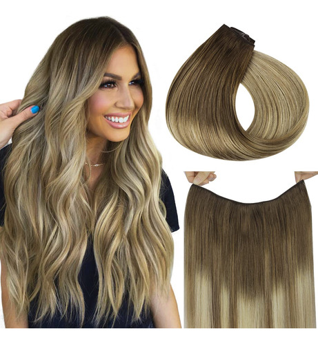 Extensiones De Cabello Tipo Halo Hotbanana Con Aureola, Ext.