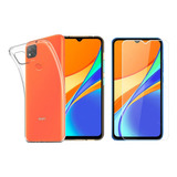 Funda Goma + Vidrio Para Xiaomi Redmi 9c