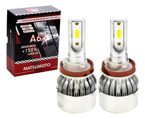 Kit 2 Ampolletas Turbo Led H11 Matsumoto / Envío Gratis