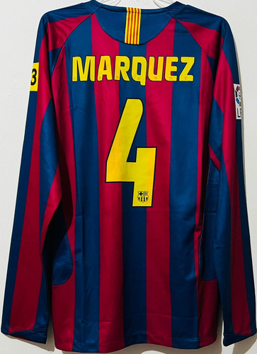 Jersey Barcelona Manga Larga 2006 Local Rafael Marquez