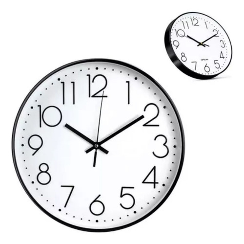 Reloj De Pared Digital Moderno De 30 Cm Color De La Estructu
